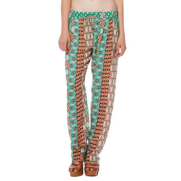 Gypsy 05 “Lima” Mandarin Print Global Village Pants - Picture 1 of 9